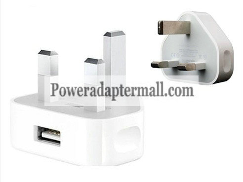 100 x USB UK Mains AC Wall Plug Charger Apple iPhone Galaxy